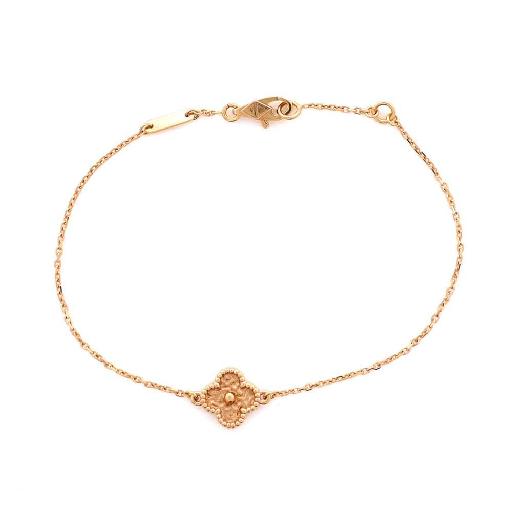 Van Cleef & Arpels Sweet Alhambra Bracelet 18K Rose Gold